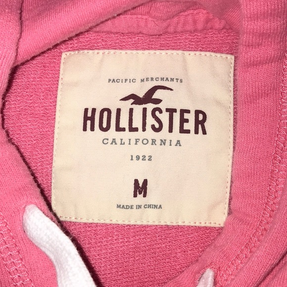 Hollister Pink Crop Hoodie! - Picture 3 of 4